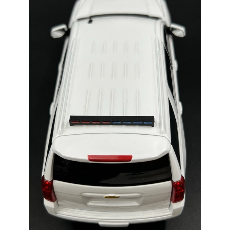 LED Ready Lightbar 1/24 LED Ready Blue Red Traffic Advisor