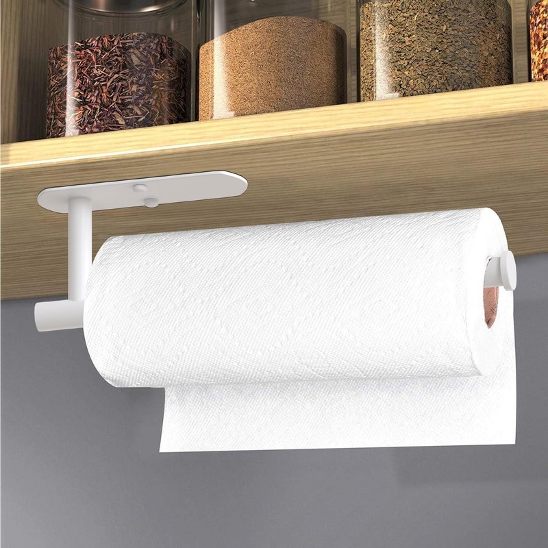 VAEHOLD Self Adhesive Paper Towel Holder Under Cabinet Mount, Wall