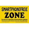 CORVUS 600152 Sign Smarthone Free Zone, Yellow