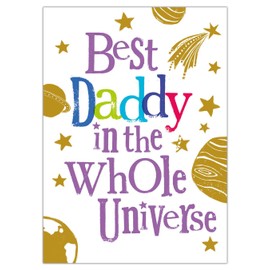Best Daddy In The Universe, Best In The Universe Card, Card For Father, Card For Dad