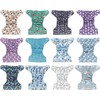 Littles and Bloomz Reusable Nappy, Standard Popper, 12 Nappies, FLP2-1204