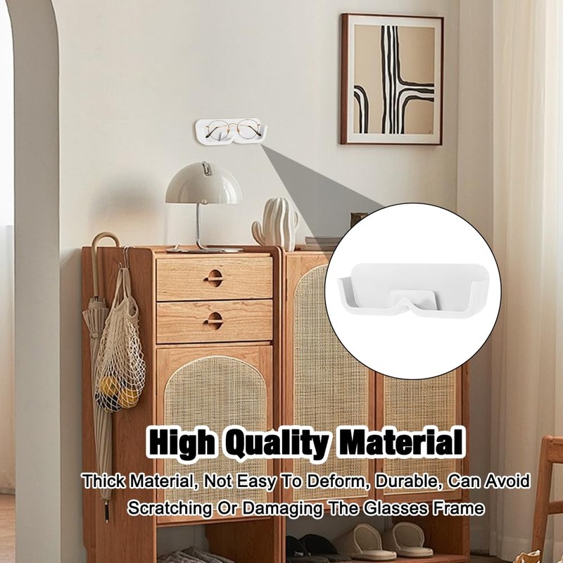 Wzhtuzi Glasses Holder, Pack of 3 Glasses Holder Wall, Glasses