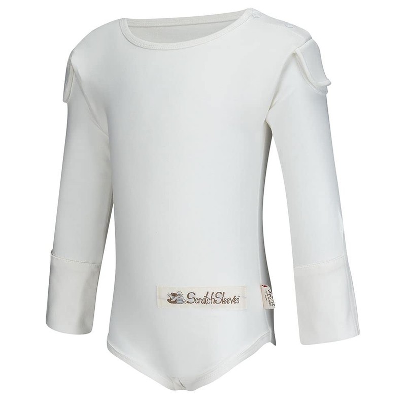 ScratchSleeves | Flip-mitt Bodysuit for Itchy Babies | Supersensitive |