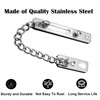 GIONAR Door Chain Lock, Heavy Duty Stainless Steel Anti-Theft Latch,
