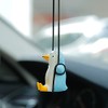 YGMONER Super Cute Swing Penguin Mirror Hanging Car Interior Accessories (Penguin)
