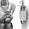 AquaChase 3-in-1 Toilet Safety Grab Bar with Built-in Tissue Paper