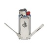 LighterBro Micro Compact Stainless Steel Lighter Sleeve - Multi-Tool Lighter