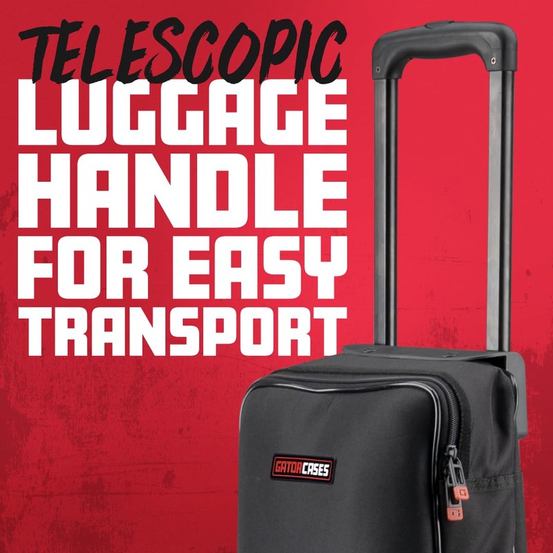 Gator Cases Protechtor Student Series Bell Kit Percussion Rolling Bag,