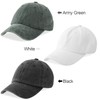MEINICY 3 Pack Washed Plain Baseball Cap, Retro Adjustable Dad