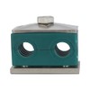 Tubeclo 12MM Twin Series Clamp, Polypropylene with Galv Plated Steel