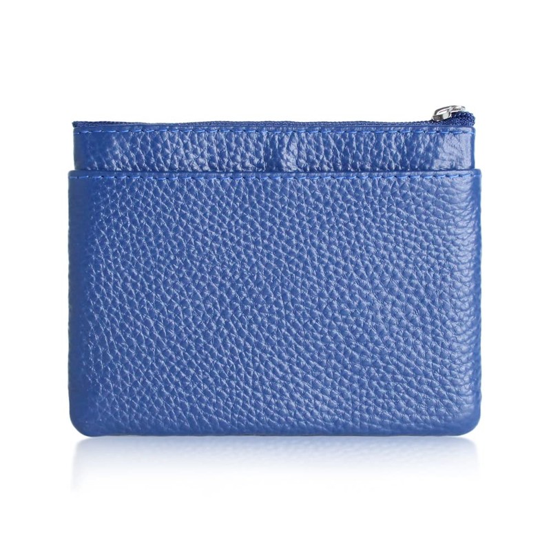 boshiho Coin Purse, Coin Case, 4 Pockets, Key Ring, Leather,