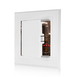 KR KITCHENRAKU Access Panel 100x100 mm - Paintable Easy Access Doors with Hidden Hinges, Flush Fit ABS Inspection Hatch for Drywall, Wall and Ceiling Electrical Plumbing