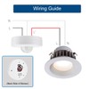 J.LUMI YCA1001 Ceiling Mount Motion Sensor Light Switch, 360 Occupancy