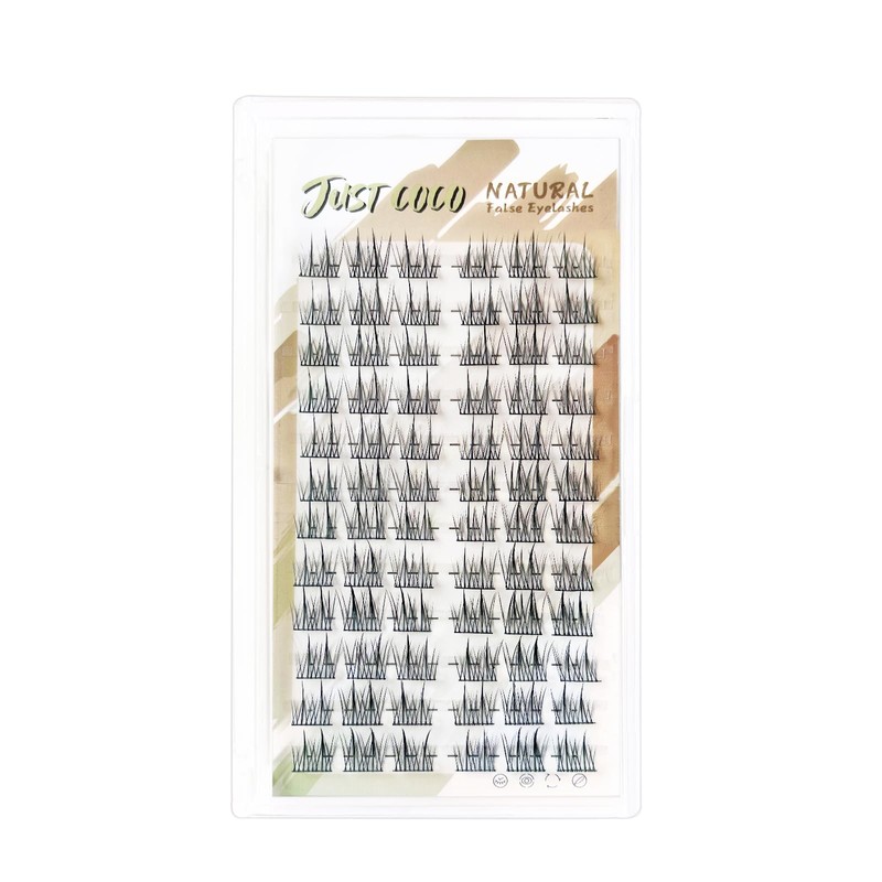 justcoco Partial False Eyelashes, Natural Partial False Eyelashes, False Eyelashes,
