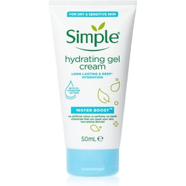 Simple Water Boost Hydrating Gel Cream, Face Moisturizer, 1.7 oz