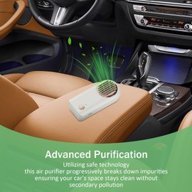 Air Purifier For Car - Smell Odor Removal Eliminator Machine | Portable Air Purifier Car Fresheners Scent Eliminators For Home, Pet Areas, Refrigerator, Shoe