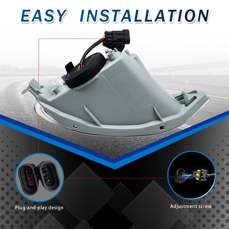 Shocklight LED DRL Fog Lights fit for 2002-2004 Toyota Camry/