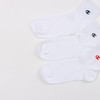 Champion CWSCB201 Women's Socks, 3-Pair Set, One Point Logo Embroidery,