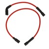 2 Pcs 8mm Spark Plug Wire Set Rubber Sparking Plug