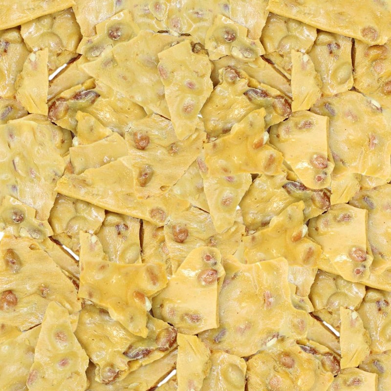 1 Pound Peanut Brittle Candy by Obelys - Old-Fashioned Brittle