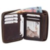 Ledershop24 5508 Gift Set Men's Leather Street Bag Wallet with