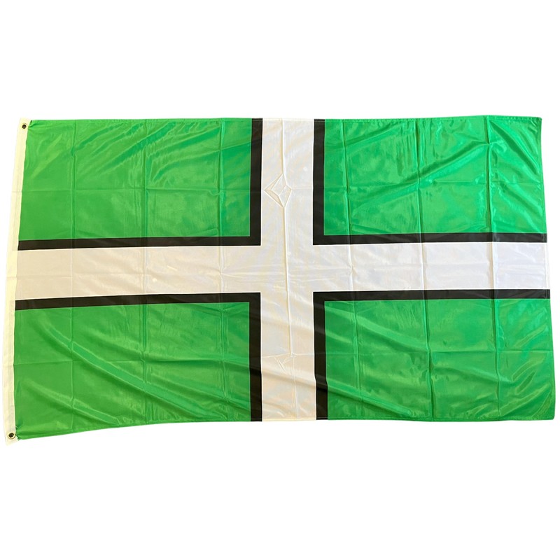 NWFlags Outdoor Heavy Devon Flag 5ft x 3ft 110d Knitted