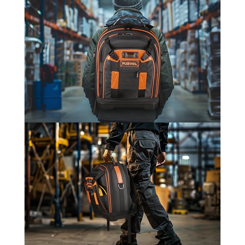 Tool Backpack, Heavy Duty Tool Bag, Hvac Tool Bags, Electrician