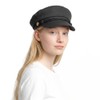 C.C Cotton Fisherman Cap for Women Classic Fiddler Hat, Lightweight