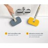 Joseph Joseph CleanTech 2-in-1 Bathroom Tub Shower Cleaning Scrubber with