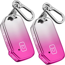 2Pack For Kia Key Fob Cover With Keychain. TPU Soft Shell Full Protection.Compatible With Kia K5 Forte Sportage Soul Seltos Telluride Sorento (Gradient pink, Model-2)