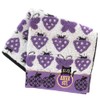 ANNA SUI 109482-0012-02 Towel Handkerchief, Fruit (Purple)