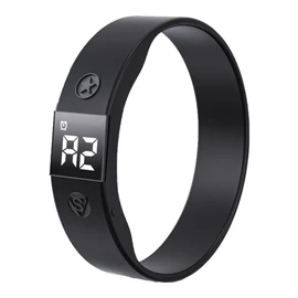 Vibrating Alarm Watch Water Resistant Wake Up Wristband Silent Medical Reminder Watch - with Timer and 8 Daily Alarms