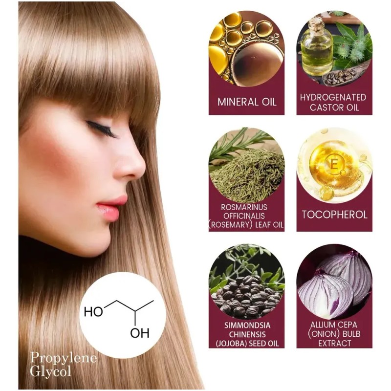 Aceite De Cebolla Para El Crecimiento Del Cabello 2pz ,w/