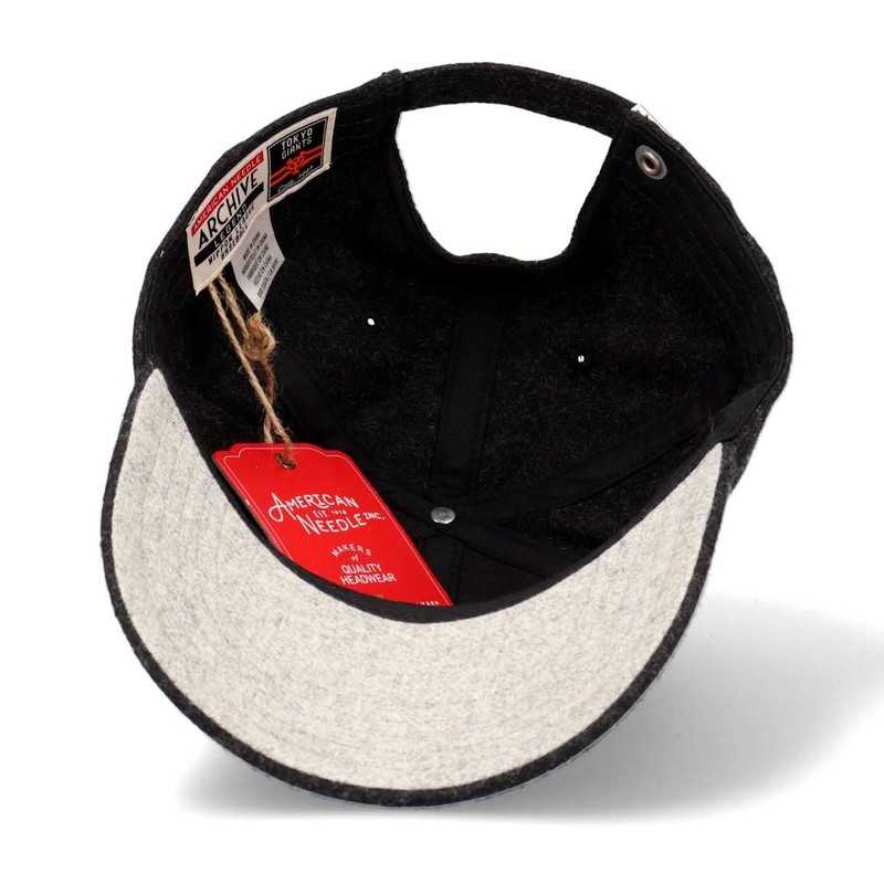 American Needle Archive Legend Yomiuri Giants Wool Cap, Black, Black