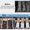 Adviace Grill Replacement Parts for Landmann 42170 42172 966686, Burners