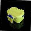 BUGUUYO Dual Layer Fishing Bait Holder Container Capacity Worm Storage