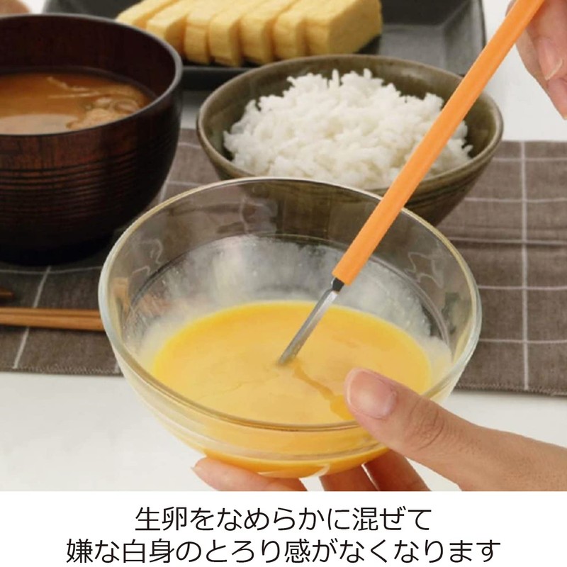 Suncraft 108452 Egg Mixing Stick, For Raw Eggs, Chalazae Removal,