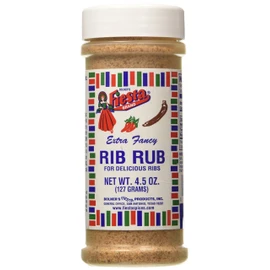 Bolner Fiesta Extra Fancy 4.5 oz. Rib Rub For Delicious Ribs