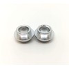 Team Dogz 10mm Scooter Wheel Bearing Spacers (Pair) - Silver