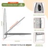 Xabitat Wall Mounted Ironing Board with Iron Holder, 36.2" X