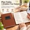 Brown Faux Leather Journal for Daily Writing – Hardcover 365-Day