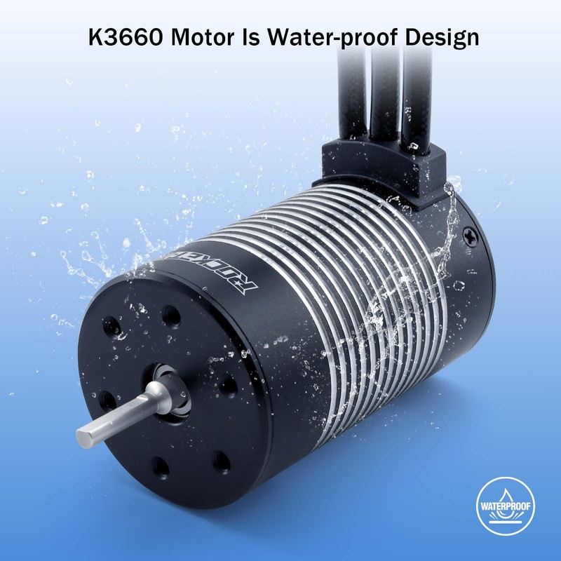 Surpass 3660 1750kv brushless Motor 4 Pole for 1/10 RC