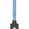 NOVA Cane Tip, Small Quad Tip with Rubber Grip Traction