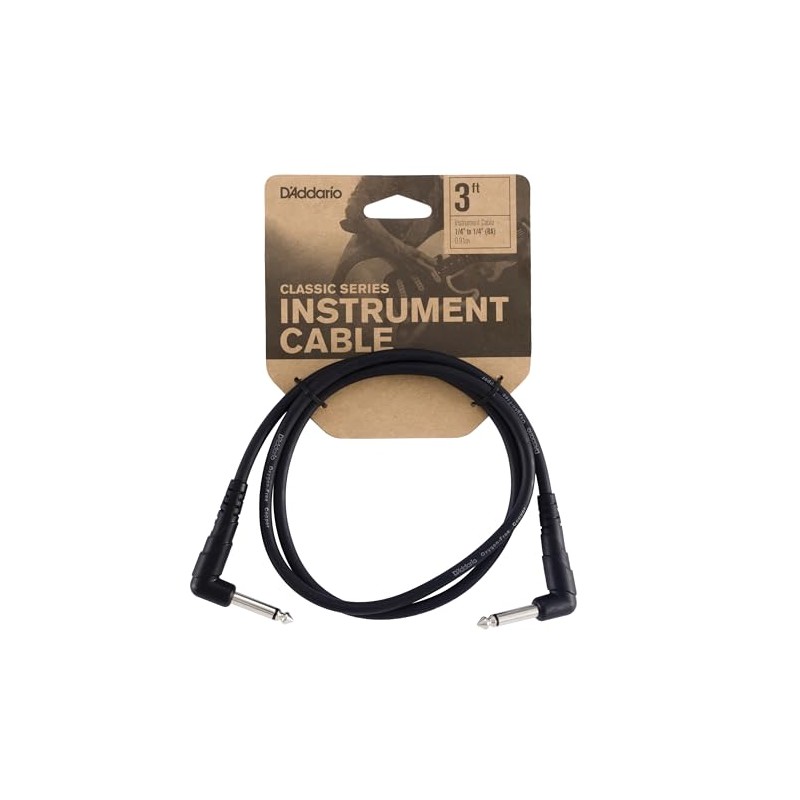 D'Addario - Cable de conexión para guitarra, cable de pedalera,