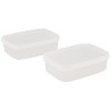 Nagao S-53 Storage Container, Easy to Clean, Square, Polypropylene, 12.8