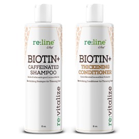 Biotin DHT Blocker Shampoo and Conditioner for Hair growth Men Women Hair loss treatment - Caffeine Shampoo with Biotin for hair growth - Volume Shampoo Conditioner for Fine hair Thickening shampoo