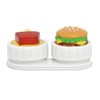 invotis Fast Food Contact Lens Case, brown, yellow
