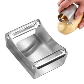 Senbos 2-in-1 Vegetable Peeler & Julienne Slicer – Ultra-Sharp Stainless Steel Peeler for Carrots, Potatoes, Apples, Melons – Rustproof, Dishwasher Safe, Ergonomic Kitchen Peeler