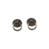 Pokinge 12 Pcs Dragon Head Knobs Antique Cabinet Handles Metal