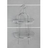 Wenko 15887100 Exclusive shower caddy Kuopio semicircular shower rack, 2